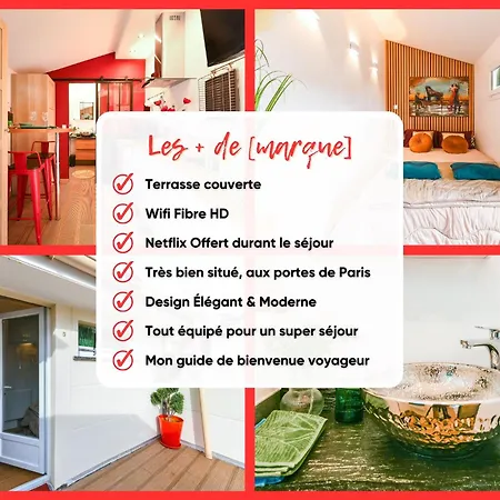 Paris-zenith-bienvenue-terrasse-netflix Διαμέρισμα Pantin